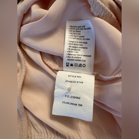 PAIGE Sevilla Bodysuit in Cream Tan - Size L - Picture 8 of 13